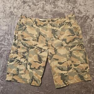 Levis Mens Size 40 Camouflage Carpenter Shorts Utility